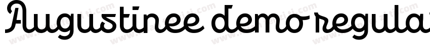 Augustinee demo regular字体转换